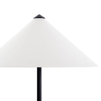Lindby stojaca lampa Norvik, výška 150 cm, čierna/sivá, kov