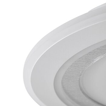 Lindby stropné LED svetlo Lorvik, Ø 40 cm, biele, CCT, stmievateľné