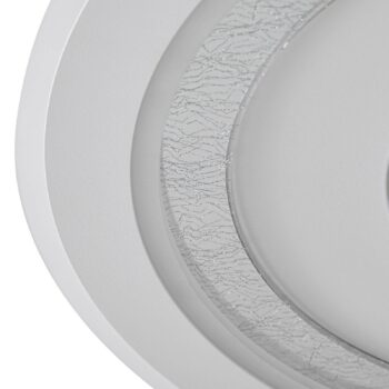 Lindby stropné LED svetlo Lorvik, Ø 40 cm, biele, CCT, stmievateľné
