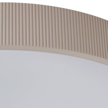 Lindby stropné LED svetlo Zylo, svetlošedá, Ø 49 cm, CCT, stmievateľné