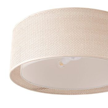 Lindby stropné svietidlo Soula, Ø 60 cm, béžová, plast, E27