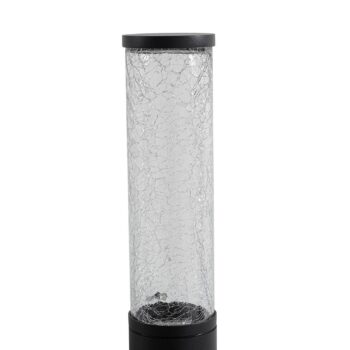 Lindby vonkajšie nástenné svietidlo Gavros, 45 cm, čierne, hliník