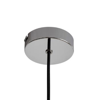 Lindby závesné svietidlo Branford, retro, Ø 35 cm, béžová, kov