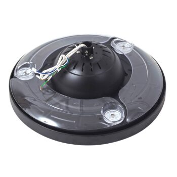Lindy LED stropný ventilátor Oras, čierny, DC, tichý, 107 cm