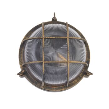 Lodné armatúry Porto okrúhle, čierno-zlaté