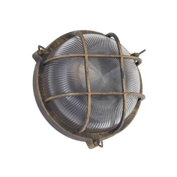 Lodné armatúry Porto okrúhle, čierno-zlaté