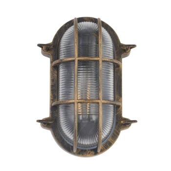 Lodné armatúry Porto oválne, čierno-zlaté