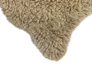 Lorena Canals, DOPREDAJ: 75x110 tvar kožešiny cm Vlněný koberec Woolly - Sheep Beige, 75x110 tvar kožušiny, béžová, detská izba