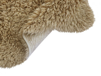 Lorena Canals, DOPREDAJ: 75x110 tvar kožešiny cm Vlněný koberec Woolly - Sheep Beige, 75x110 tvar kožušiny, béžová, detská izba