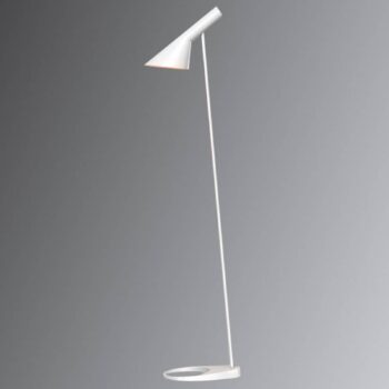 Louis Poulsen AJ – stojaca lampa, biela