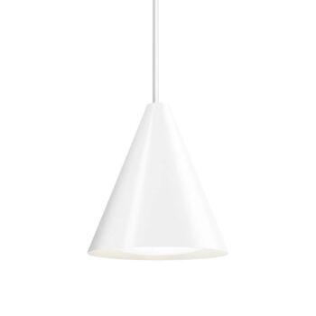 Louis Poulsen Keglen závesné LED 25cm biele