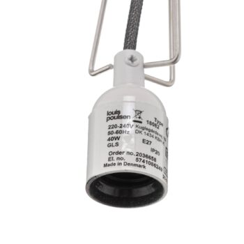 Louis Poulsen Moser sklenená závesná lampa Ø18,5cm