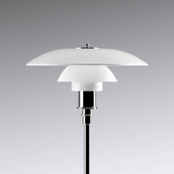 Louis Poulsen PH 3 1/2-2 1/2 stojaca lampa, chróm