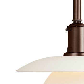 Louis Poulsen PH 3 1/2-3 závesná lampa meď/biela
