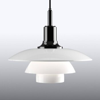 Louis Poulsen PH 3/2 – závesná lampa, čierna