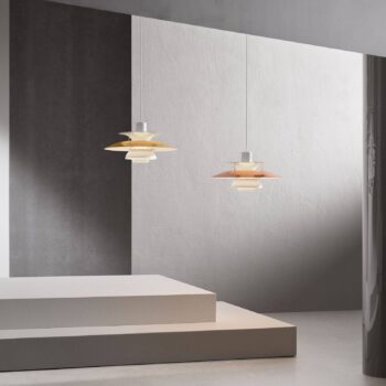 Louis Poulsen PH 5 Mini mosadzná lampa, Ø 30 cm