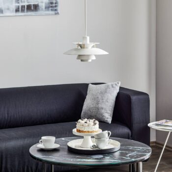 Louis Poulsen PH 5 Mini – lampa biela moderná