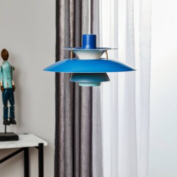 Louis Poulsen PH 5 Mini – závesná lampa, modrá