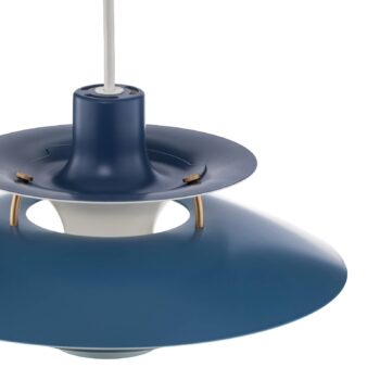Louis Poulsen PH 5 Mini – závesná lampa, modrá