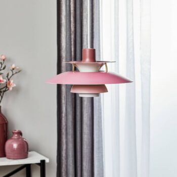 Louis Poulsen PH 5 Mini – závesná lampa, ružová