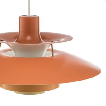 Louis Poulsen PH 5 závesná lampa, oranžová
