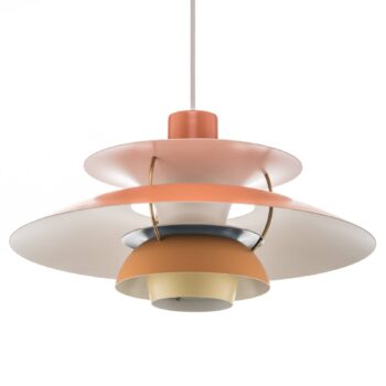 Louis Poulsen PH 5 závesná lampa, oranžová