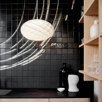 Louis Poulsen Patera Oval LED biela Ø 50 cm 3000 K