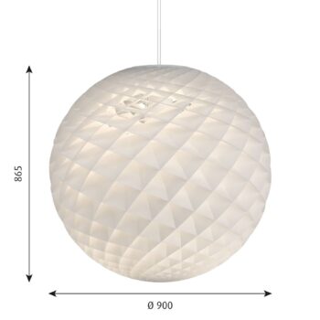 Louis Poulsen Patera lampa biela matná 45 cm