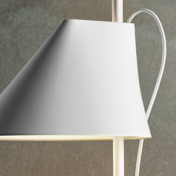 Louis Poulsen Yuh – stolná LED lampa v bielej
