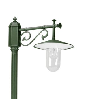 Louvre post light green/clear