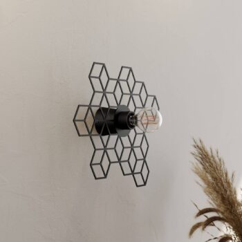 Lucande Alexaru nástenné svietidlo, čierna