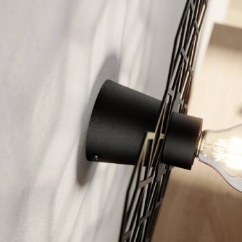 Lucande Alexaru nástenné svietidlo, čierna