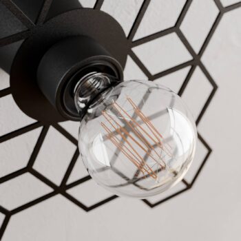 Lucande Alexaru nástenné svietidlo, čierna