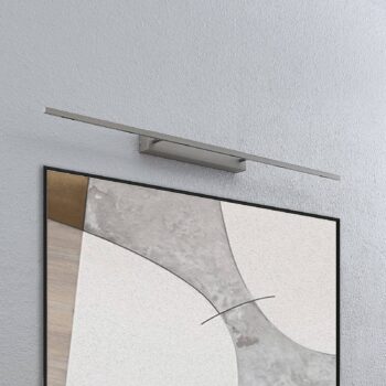 Lucande Alexis obrazové LED svetlo, 118 cm nikel