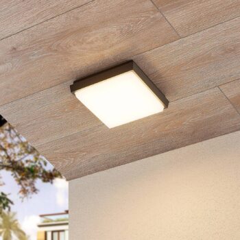 Lucande Amra LED svietidlo, štvorec 17,5 cm