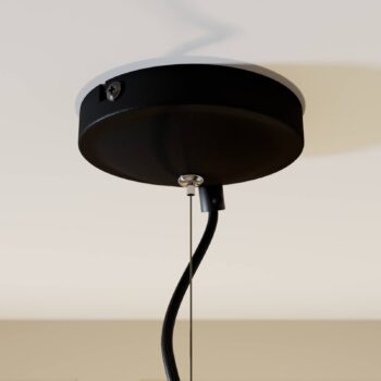 Lucande Anjita závesná lampa/sklené tienidlá/3 sv.