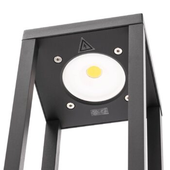 Lucande Carlota LED závesné svietidlo, antracit, 65 cm, kov