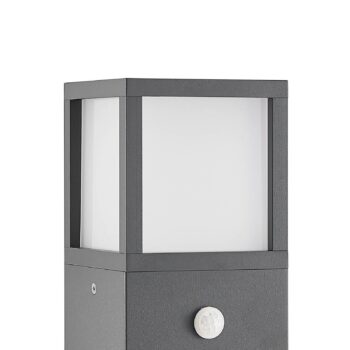 Lucande Dewari cestné svetlo, detektor pohybu, E27, 65cm, IP54