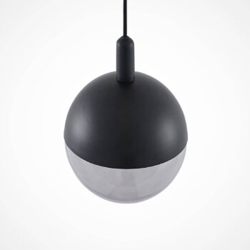 Lucande Dustian závesná lampa, sklenená guľa