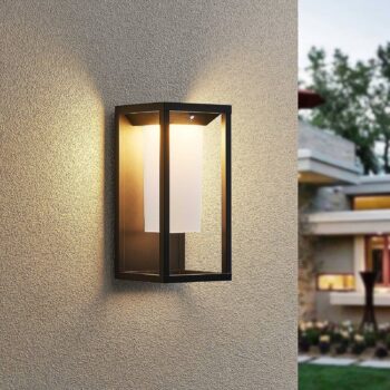 Lucande Eliel solárne nástenné LED svietidlo