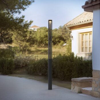 Lucande Exterierove LED svietidla Pirron, 230 cm, antracitová, IP65