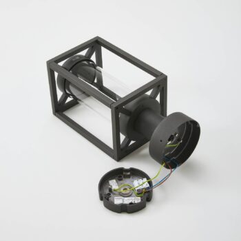 Lucande Ferda podstavec, 37 cm, antracit, IP44