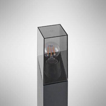 Lucande Fiola podstavec, 60 cm, antracit, IP54