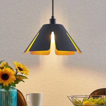Lucande Jemmily závesná lampa, 1-plameňová, 30 cm