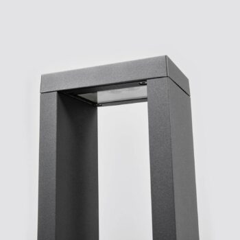Lucande Jupp chodníkové LED svetlo, sada 4 ks, 60 cm, antracitová, IP54