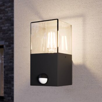 Lucande Keke vonkajšia nástenná lampa so snímačom