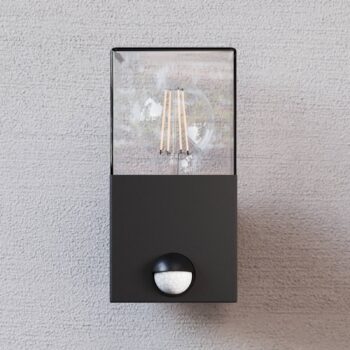 Lucande Keke vonkajšia nástenná lampa so snímačom