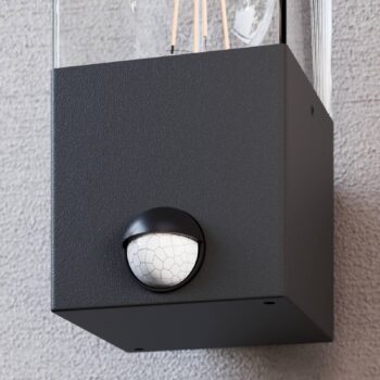 Lucande Keke vonkajšia nástenná lampa so snímačom