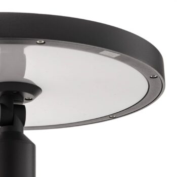 Lucande LED exteriérové LED svietidlo Akito, antracitová farba, 220 cm, IP54