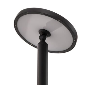Lucande LED exteriérové LED svietidlo Akito, antracitová farba, 220 cm, IP54